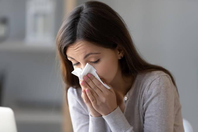 Rinite na primavera: sintomas de alergia nasal como espirros e nariz escorrendo na estação das flores